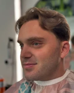 Men’s haircut and styling by John Drimmie