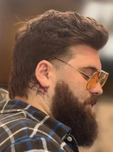 Men’s haircut and beard styling by John Drimmie