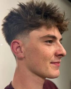 Men’s fade haircut by John Drimmie in Owen Sound